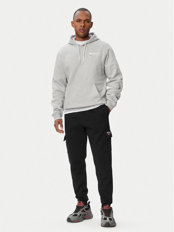 Reebok Reebok Παντελόνι φόρμας Balint RK25740CCM Μαύρο Regular Fit