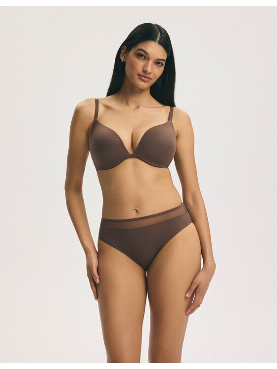 Esotiq Esotiq Biustonosz push-up 44760 Brązowy