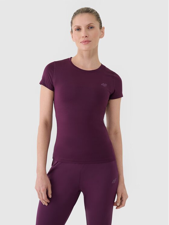 4F 4F T-shirt 4FRSS25TFTSF1235-50S Viola Regular Fit