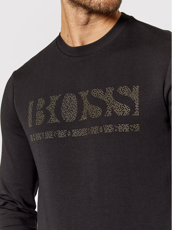 BOSS Boss Суитшърт Salbo Iconic 50456419 Черен Slim Fit