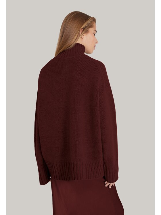 Style Republic Style Republic Golf Sweter o kroju oversize typu boxy, z mieszanki kaszmiru i wełny Boxy Fit