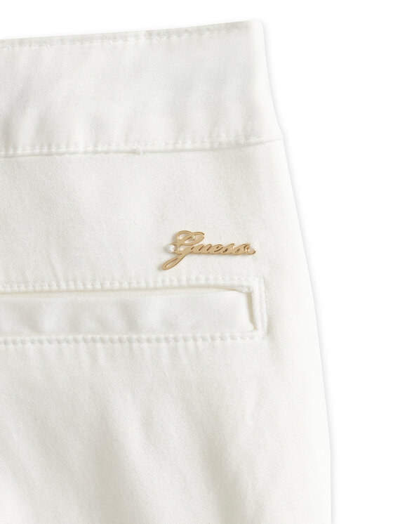 Guess Guess Szövet nadrág J6RB09 WF7H0 Fehér Bootcut Fit