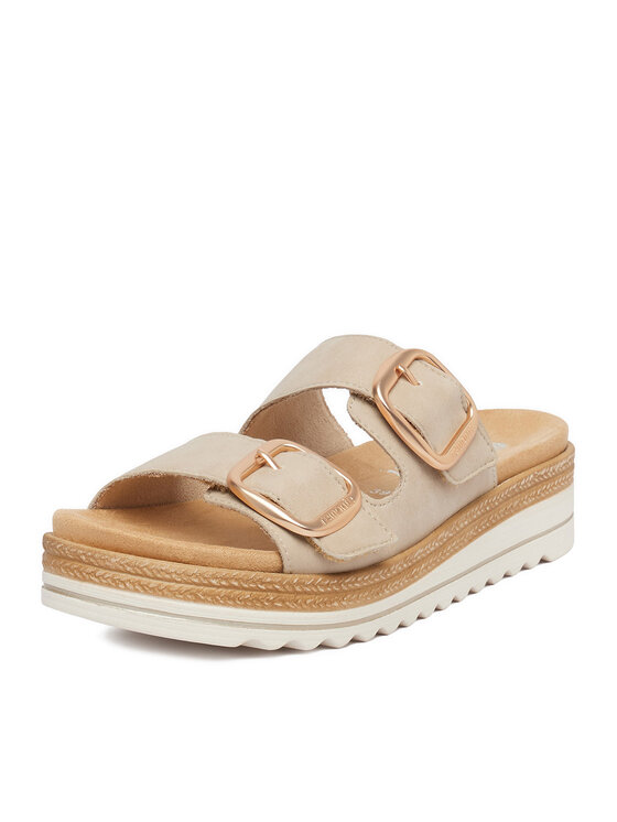 Remonte Remonte Pantoletten CEO-D0Q66-62 Hellbeige