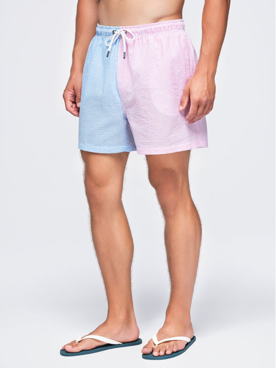 Ombre Ombre Szorty kąpielowe OM-SRSS-0215 Kolorowy Regular Fit