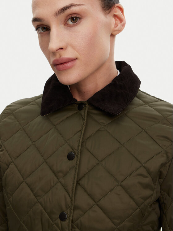 Barbour Barbour Átmeneti kabát Deveron LQU1012OL51 Zöld Regular Fit