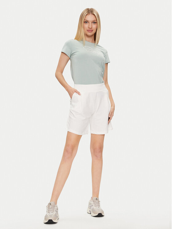 CMP CMP Pantaloni scurți sport 34D5636 Écru Regular Fit