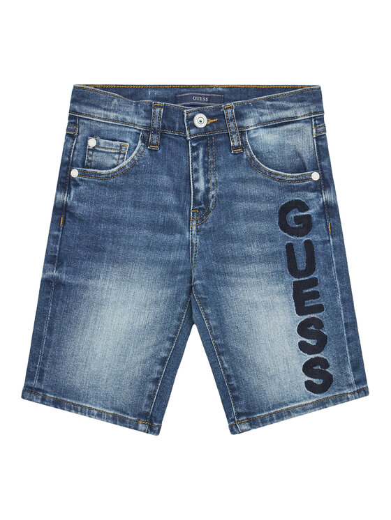 Guess Guess Pantaloncini di jeans L5GD01 D4GV0 Blu Regular Fit