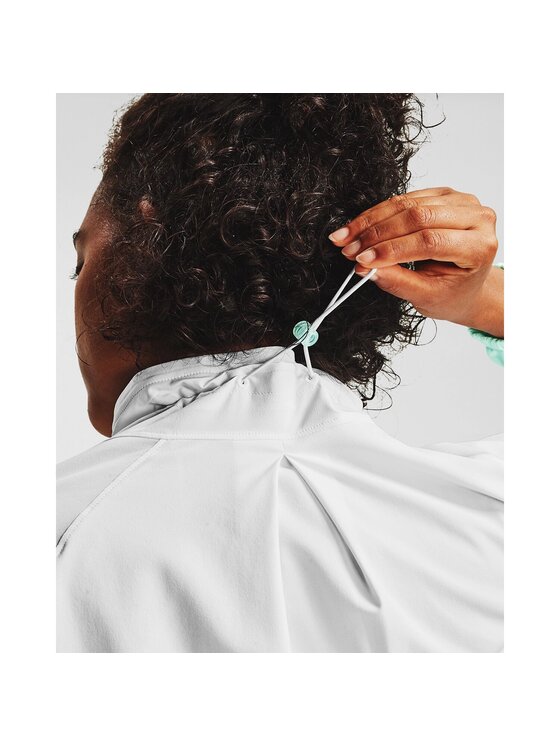 Under Armour Under Armour Kurtka do biegania Recover Woven CB Jacket Turkusowy Loose Fit