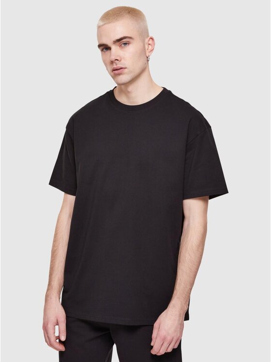 Urban Classics Urban Classics T-Shirt Koszulka Oversize Męska Czarna Urban Classics TB1778 5XL Czarny Oversize