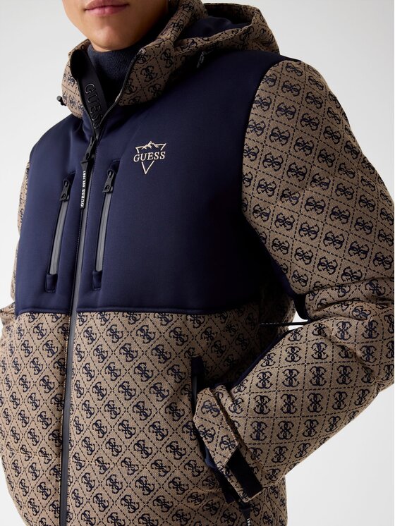 Guess Guess Pārejas jaka 179584 Bēšs Classic Fit