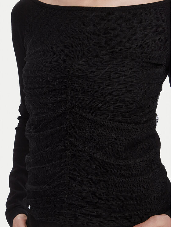 TWINSET TWINSET Pulover 252TT3260 Negru Slim Fit