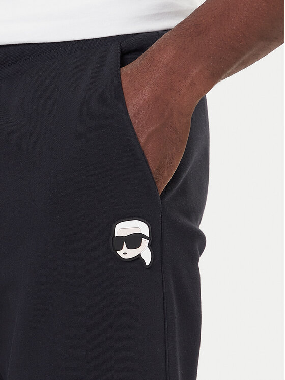 KARL LAGERFELD KARL LAGERFELD Teplákové nohavice 705713 554910 Tmavomodrá Slim Fit