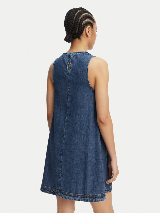 Tommy Jeans Tommy Jeans Φόρεμα τζιν DW0DW22341 Μπλε A-Line Fit