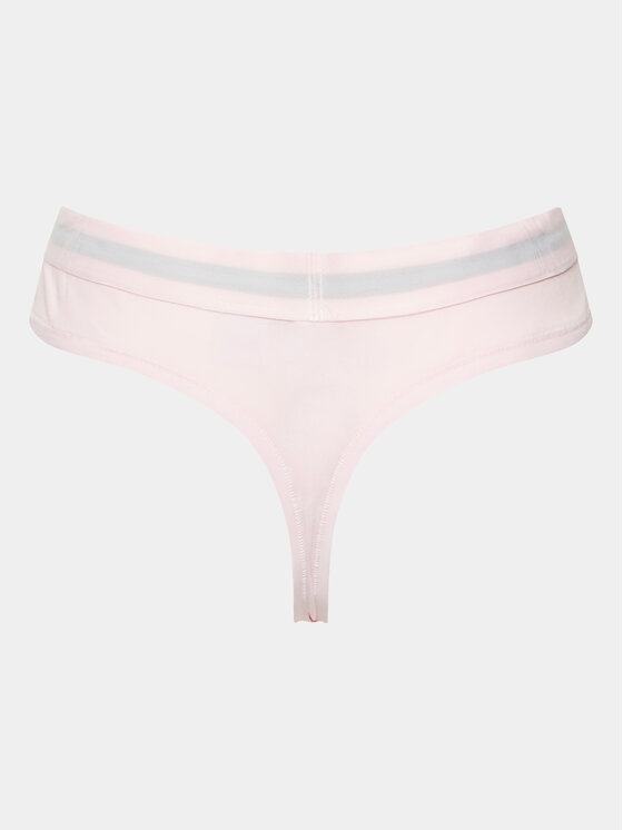 Tommy Hilfiger Tommy Hilfiger Stringové nohavičky UW0UW04146 Ružová