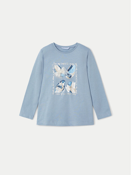 Mayoral Mayoral Bluse 4073 Blau Regular Fit
