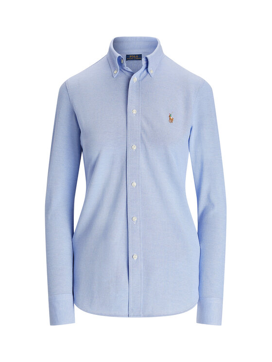 Polo Ralph Lauren Polo Ralph Lauren Srajca 211664427001 Svetlo modra Slim Fit