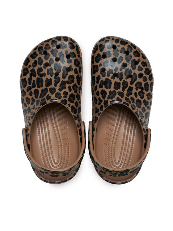 Crocs Crocs Šlepetės Classic Animal Clog T 211882 Ruda