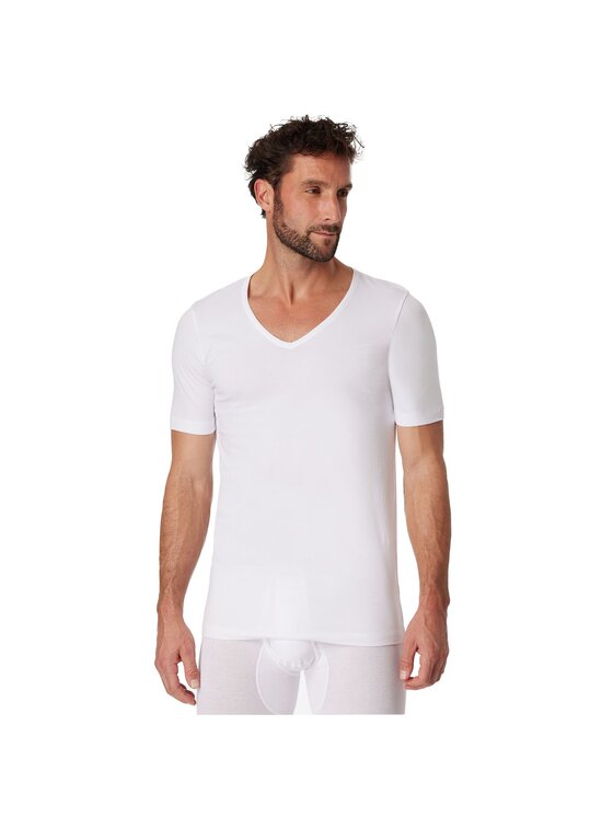 SCHIESSER SCHIESSER T-Shirt 27326 Czarny Comfort Fit