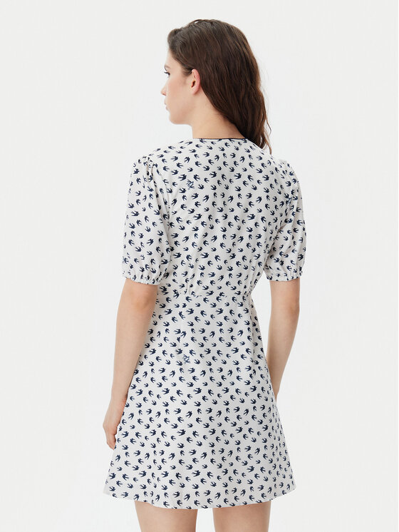 Tommy Jeans Tommy Jeans Rochie de vară DW0DW20337 Écru Regular Fit