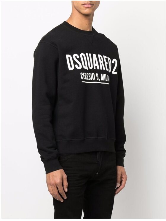 Dsquared2 Dsquared2 Bluza S71GU0448 S25516 900 Czarny Comfort Fit