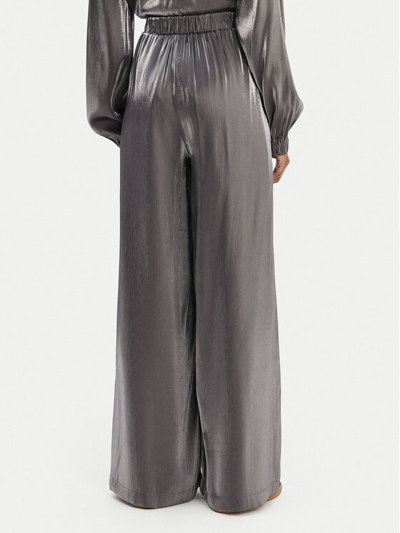 Liu Jo Sport Liu Jo Sport Bavlnené nohavice TA6005 T322A Sivá Relaxed Fit