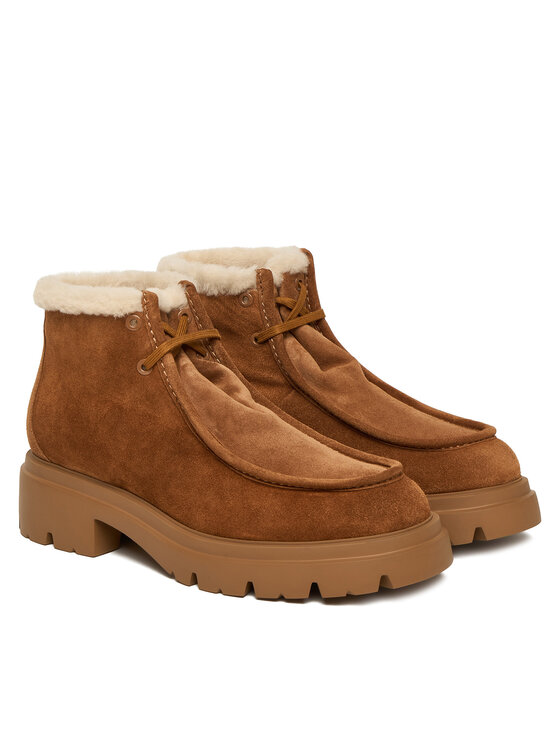 Stuart Weitzman Stuart Weitzman Kotníková obuv Hudson Shrling SM607 YHV Měděná