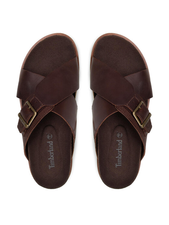 Timberland Timberland Чехли Amalfi Vibes Cross Slide TB0A41A1V131 Кафяв
