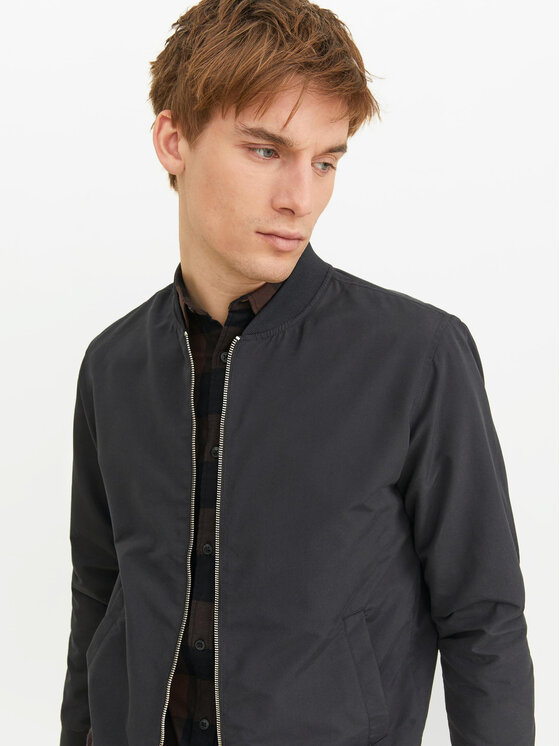 Jack&Jones Jack&Jones Kurtka bomber Roy 12237749 Czarny Regular Fit