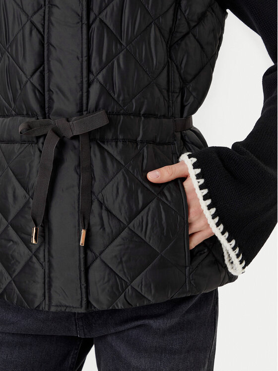 MICHAEL Michael Kors MICHAEL Michael Kors Bezrękawnik MT520JM3SB Czarny Regular Fit