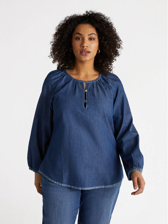 Fiorella Rubino Fiorella Rubino Blusa 2716T002199N034 Blu Regular Fit
