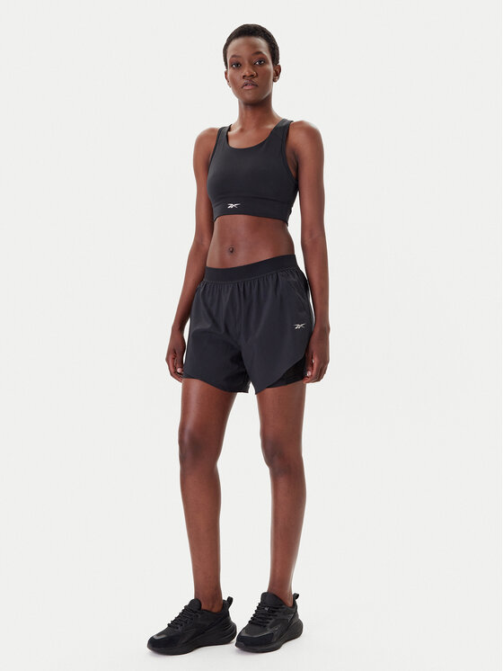 Reebok Reebok Pantaloni scurți sport Running 100075412 Negru Regular Fit