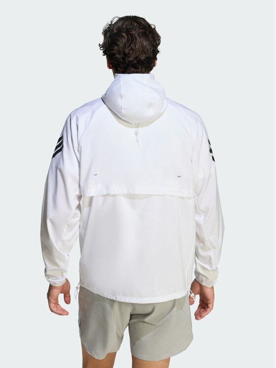 adidas adidas Kurtka do biegania adi365 Iconic Biały Regular Fit