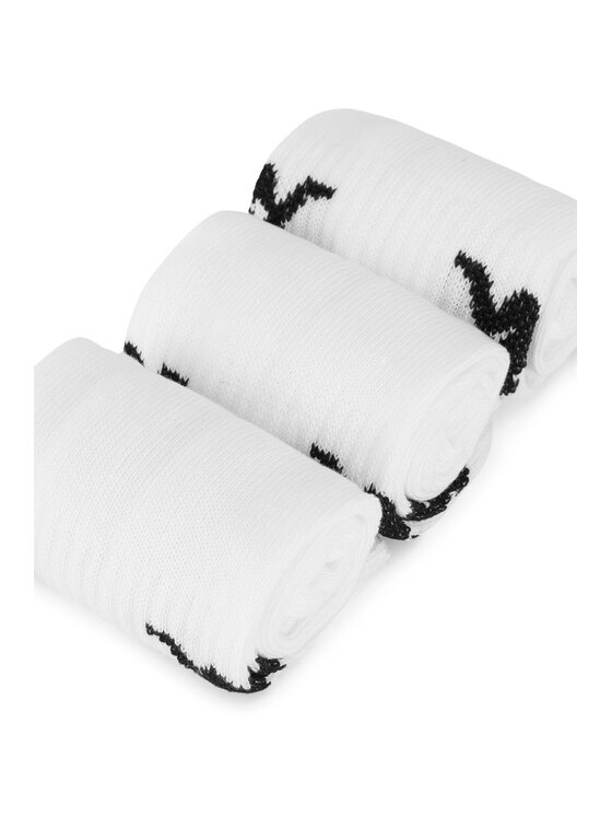 Kappa Kappa Șosete lungi Z4444_AW24 (3-PACK) Alb
