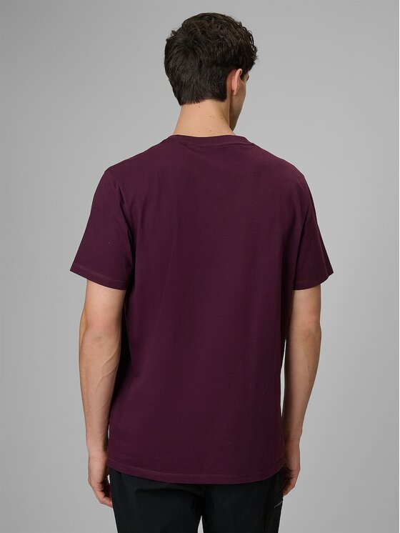 4F 4F Tričko 4FRSS26TTSHM3810-50S Fialová Regular Fit