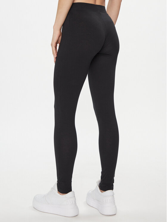 Kappa Kappa Leggings Zapri 303MJB0 Fekete Slim Fit