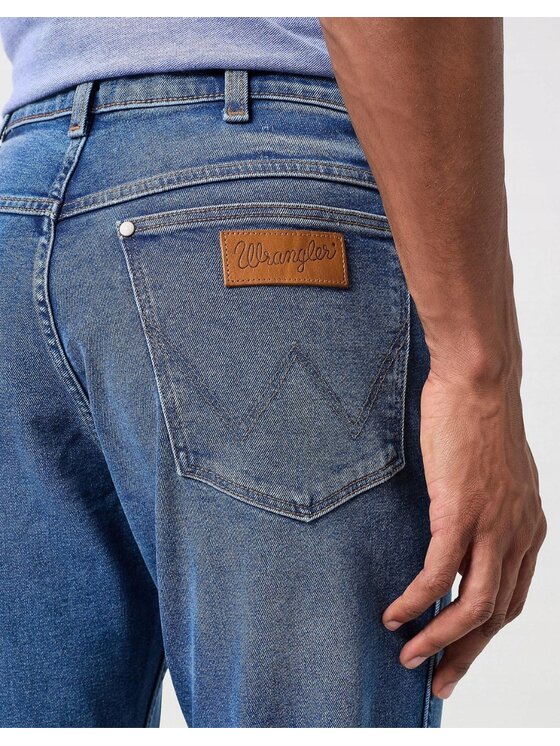 Wrangler Wrangler Jeans RIVER Blu Straight Fit