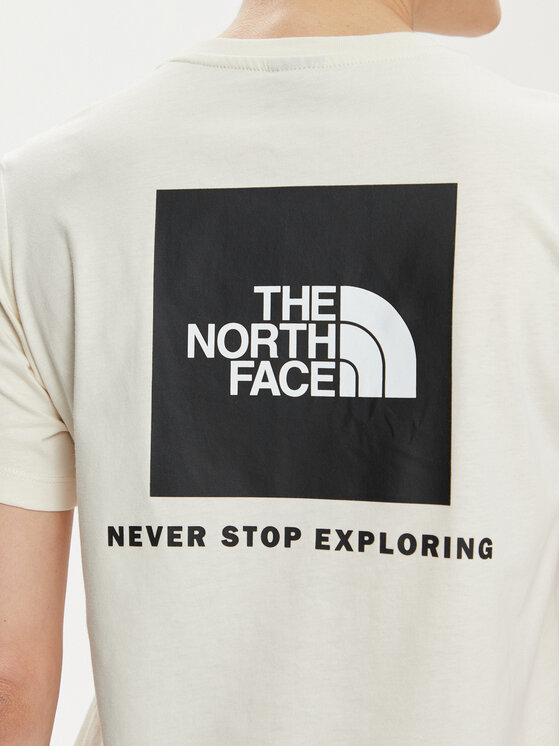 The North Face The North Face T-Shirt Redbox NF0A87NK Écru Relaxed Fit