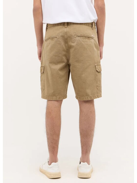 Mustang Mustang Pantaloncini di tessuto CHICAGO SHORTS Z Beige Regular Fit