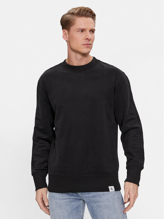 Calvin Klein Jeans Sweatshirt J30J324531 Schwarz Regular Fit  