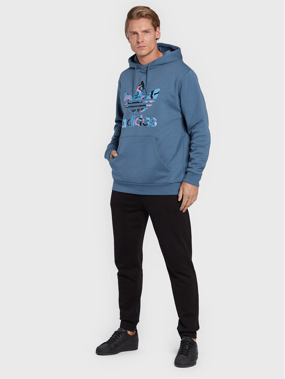 adidas adidas Суитшърт Camo Series Infill HK2802 Тъмносин Regular Fit