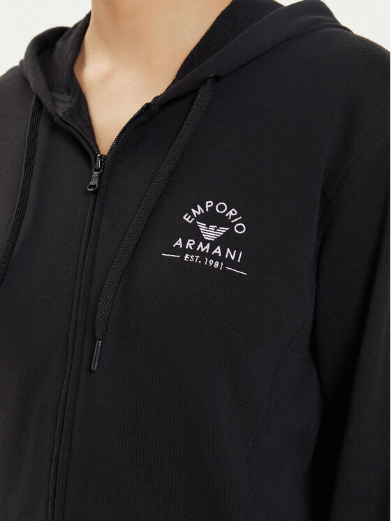 Emporio Armani Underwear Emporio Armani Underwear Bluză 164838 4R276 00020 Negru Relaxed Fit