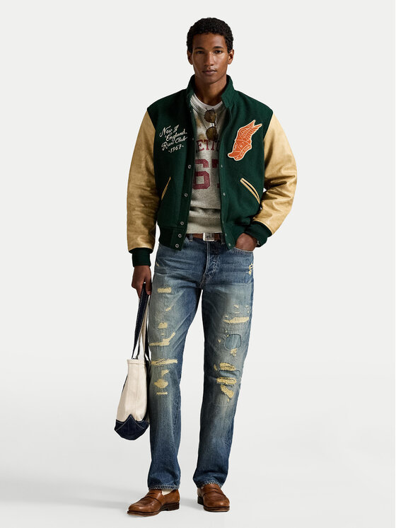 Polo Ralph Lauren Polo Ralph Lauren Kurtka bomber 710977858001 Zielony Regular Fit