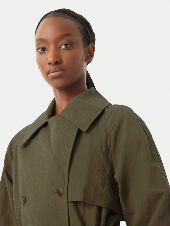 MICHAEL Michael Kors MICHAEL Michael Kors Тренч MS620FLKMY Хакі Oversize