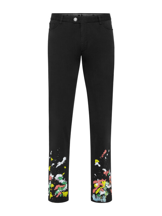 PHILIPP PLEIN PHILIPP PLEIN Pantaloni chino 3271 Nero Chino Fit