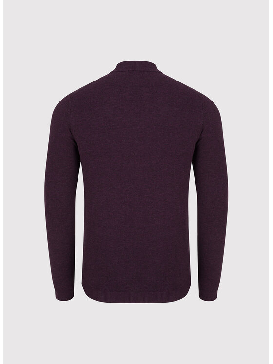 Pako Lorente Pako Lorente Sweter P25WN-2X-028 Fioletowy Classic Fit