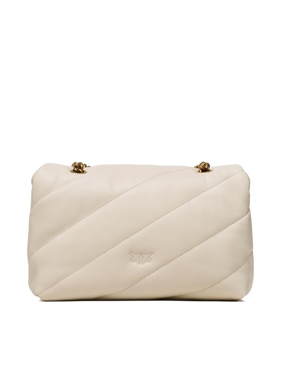 PINKO PINKO Geantă Love Classic Puff Cl Pe 23 PLTT 100038 A0F2 Écru