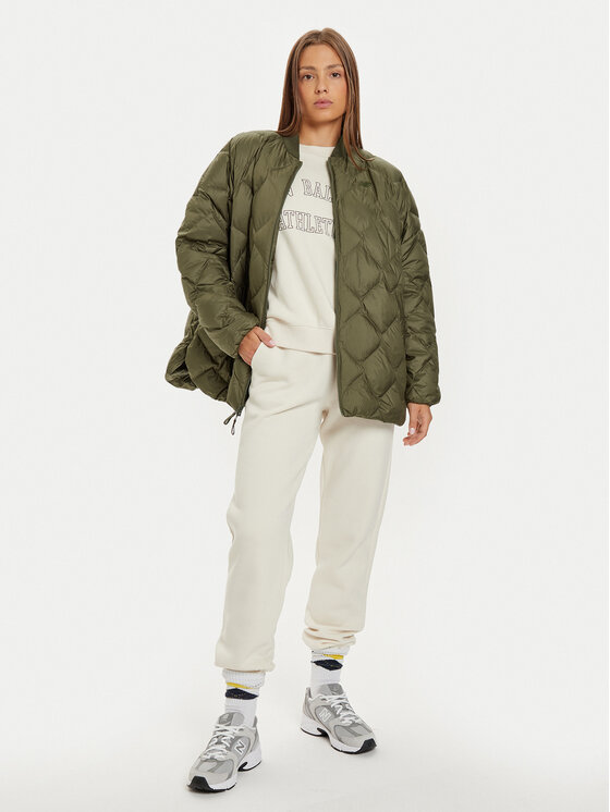 New Balance New Balance Geacă din puf WJ43503 Verde Loose Fit