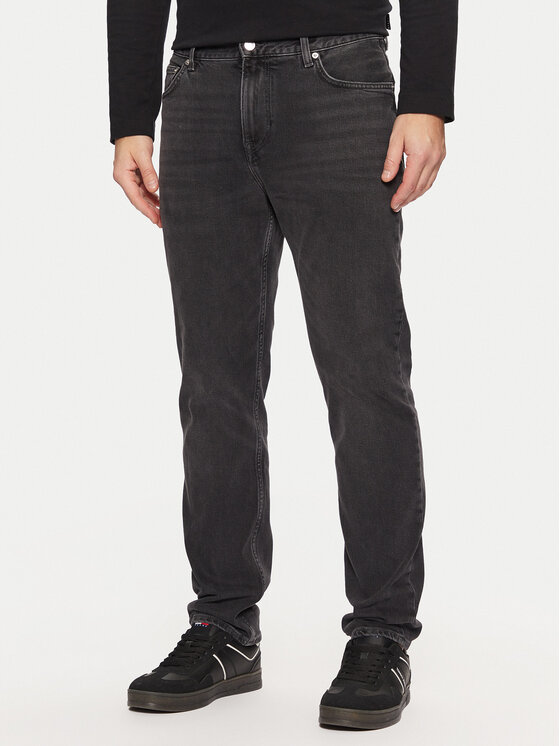 Tommy Hilfiger Tommy Hilfiger Blugi Denton MW0MW37812 Negru Straight Fit