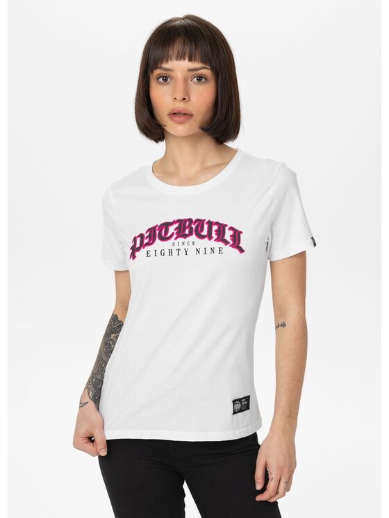 PITBULL PITBULL T-Shirt Koszulka damska TATTOO XS Biały Regular Fit