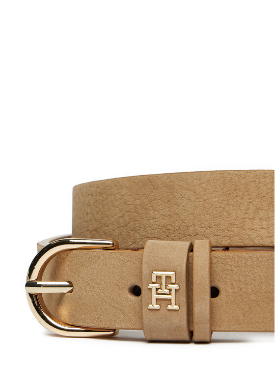 Tommy Hilfiger Tommy Hilfiger Sieviešu josta Essential Effortless 2.5 Nubuck AW0AW16838 Brūns